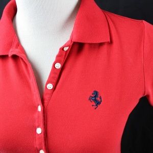 FERRARI Women's Polo Shirt - CLEARANCE